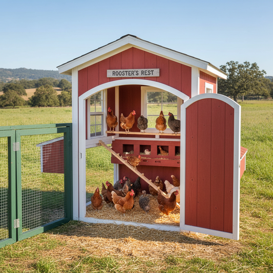 Walk-In Barn Style Chicken Coop